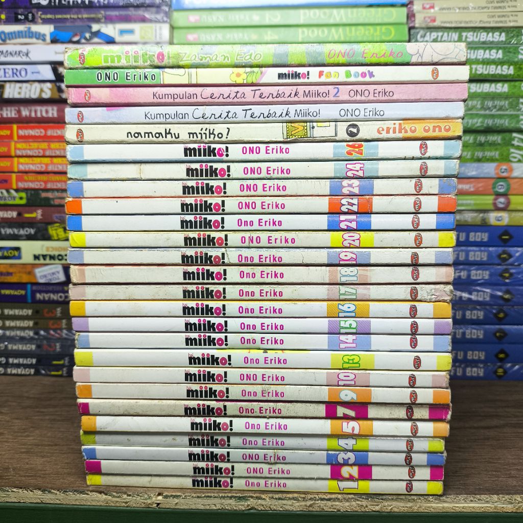 Komik Hai Miiko, Kumpulan Cerita Terbaik Miiko, Namaku Miiko, Miiko Zaman Edo, Miiko Fanbook dan Hai