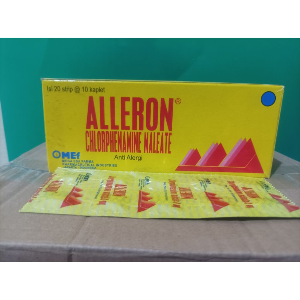 Alleron Tablet obat alergi gatal gatal