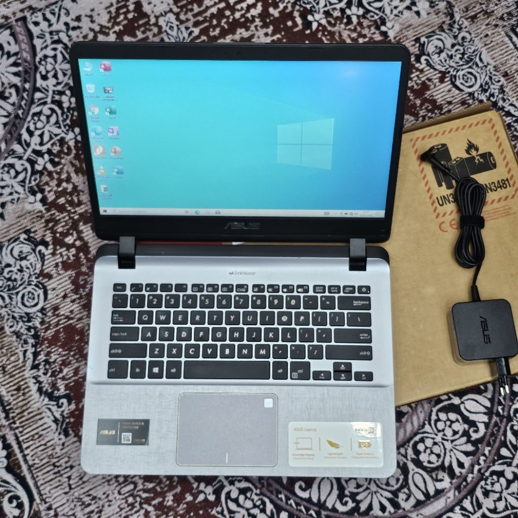LAPTOP LEPTOP ASUS VIVOBOOK A407M INTEL CELERON N4000 RAM 4GB SSD 128GB GENERASI TERBARU MODEL SLIM 