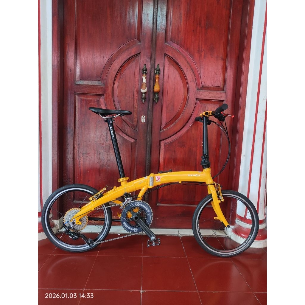 sepeda lipat dahon mu p8 up gread 2*10