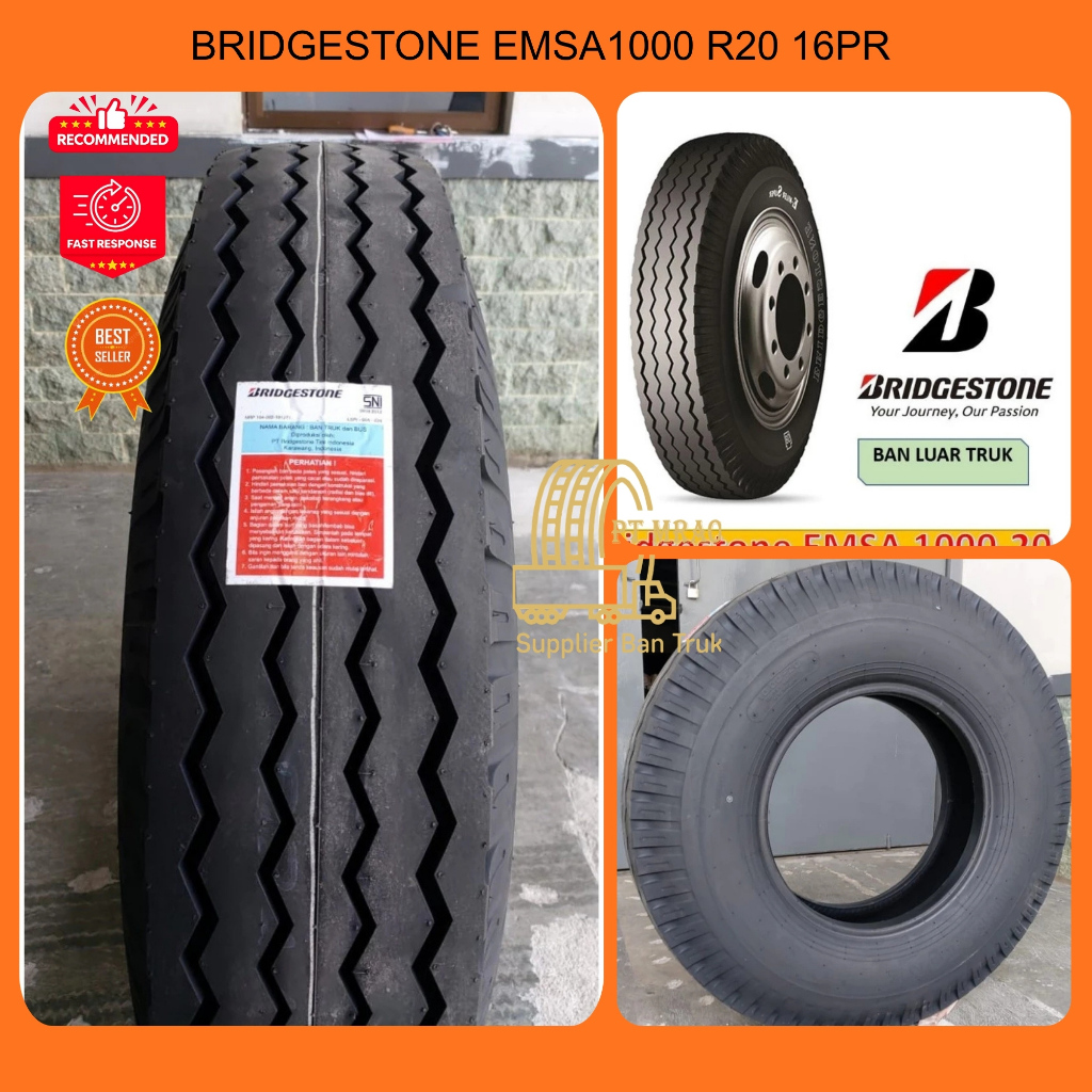 BAN LUAR BENANG BRIDGESTONE 1000-20 EMSA