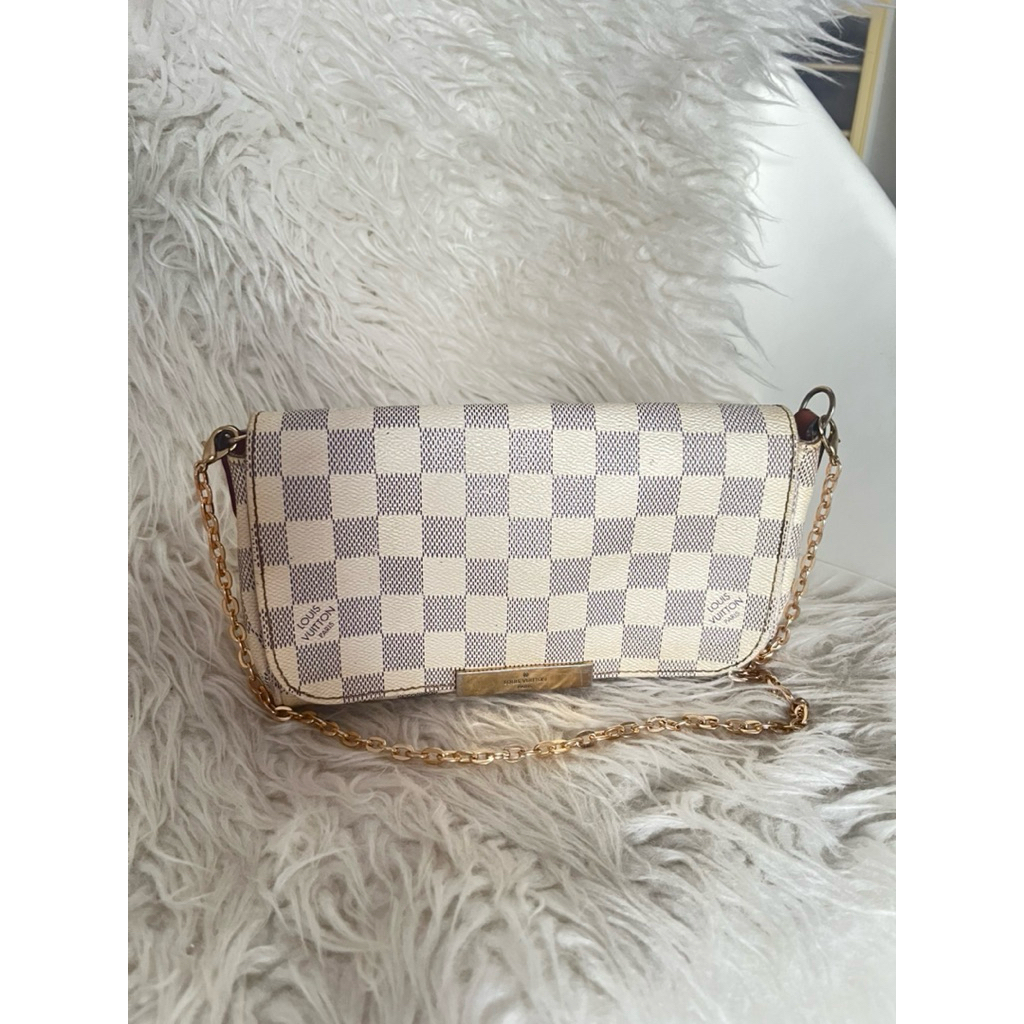 100% Original LV Damier Azur