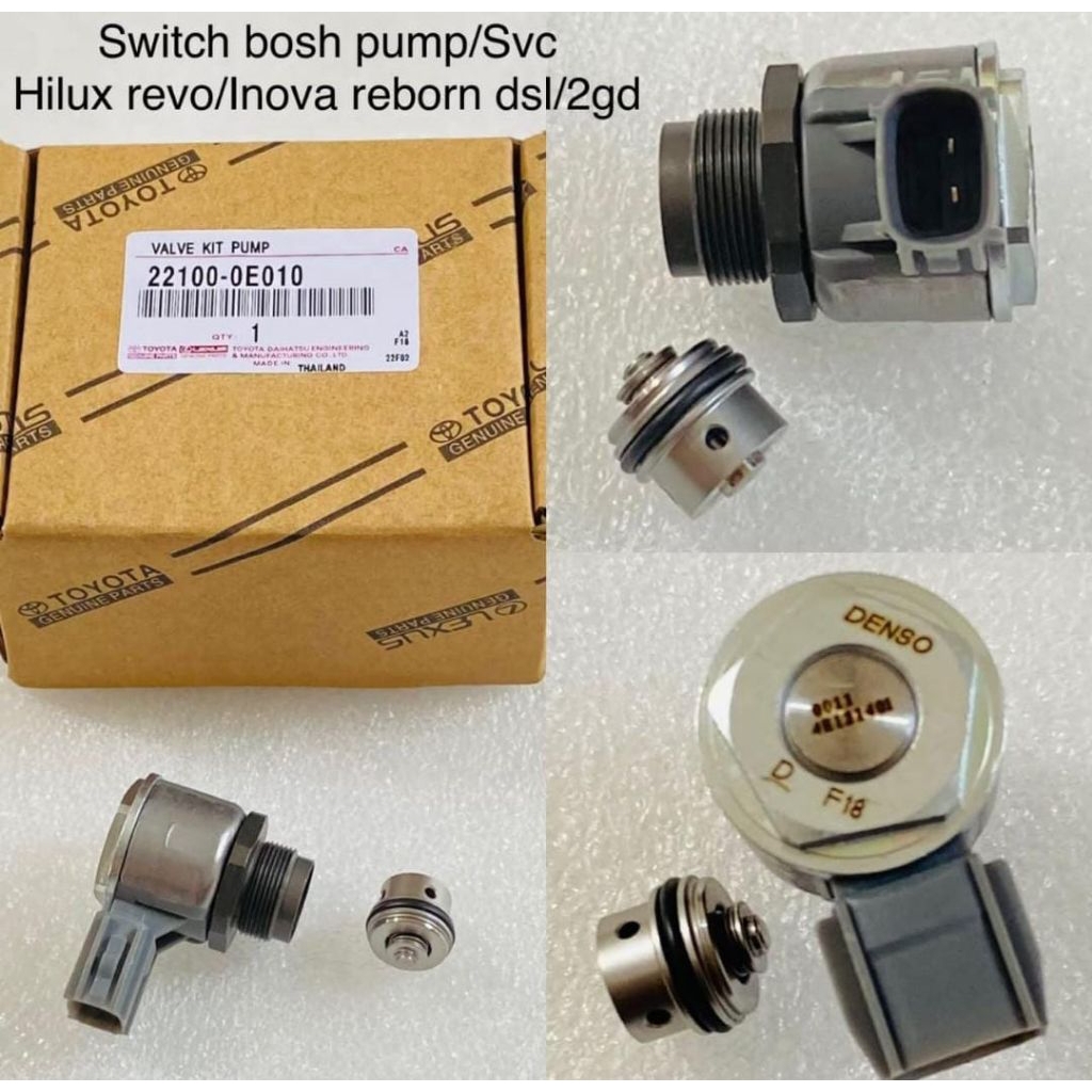 Switch Bosh Pump Toyota Hilux Revo 2GD 22100-0E010