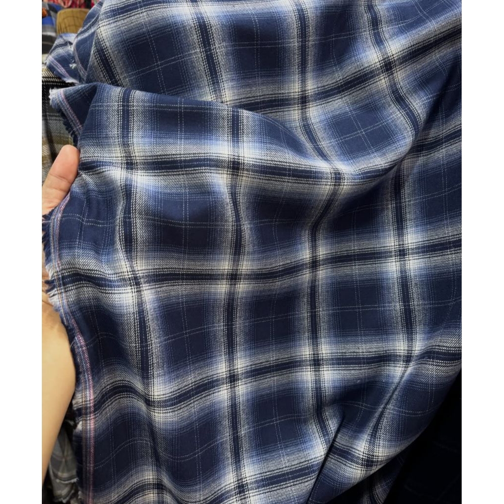 Kain Flanel Kotak Motif Uniqlo Import Premium Shirt/Kemeja/Dress  #gengflannel #flanneluniqlo #flann