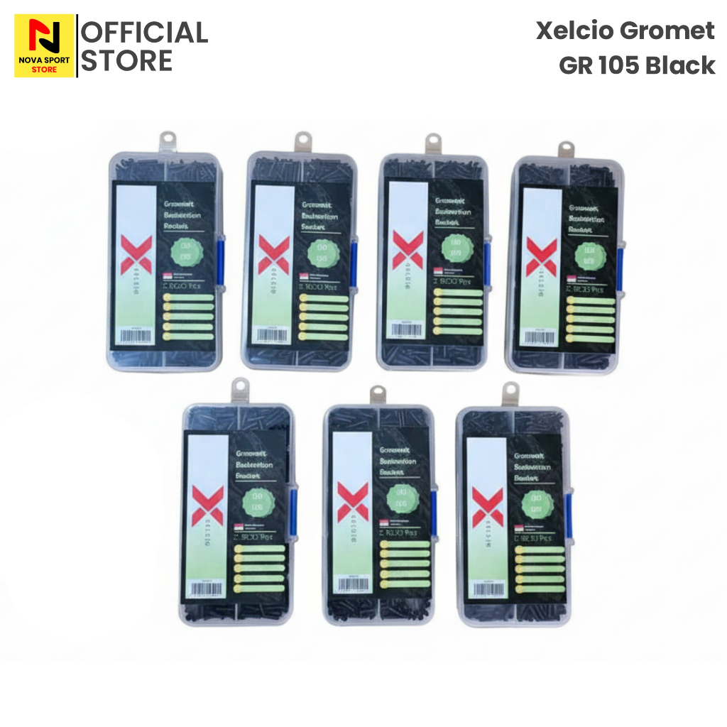 Gromet badminton Raket Xelcio GR 105 (Black)
