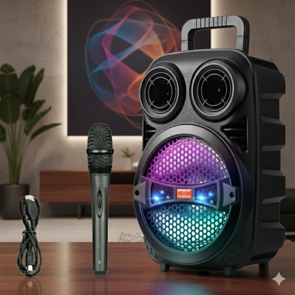 [FREE MICROFON] SPEAKER BLUETOOTH UKURAN BESAR 6,5 INCH SUPER BASS / SPEAKER BLUETOOTH KIMISO 6,5 IN