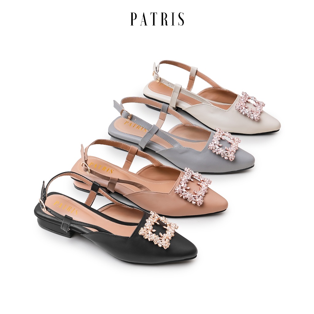 PATRIS Amelia Mules Wanita Heels / Hak 2 Cm
