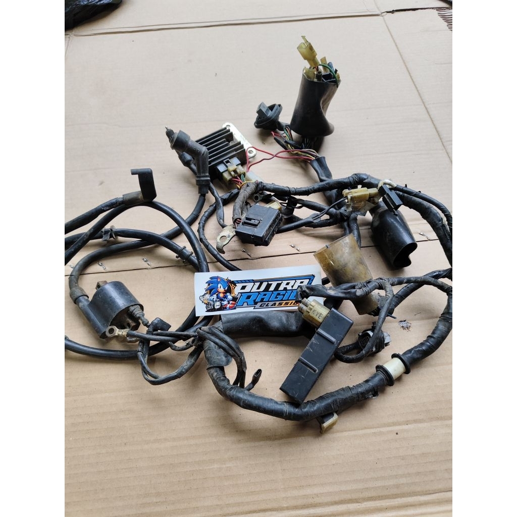 KABEL BODY FULL SET MEGAPRO MONOSOK KARBU KYE PENGAPIAN FULL SET CDI KOIL KIPROK MEGAPRO MONOSOK KAR