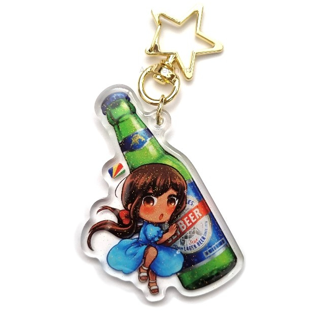 [ArTejennnn] Hetalia Epoxy Keychain – Seychelles