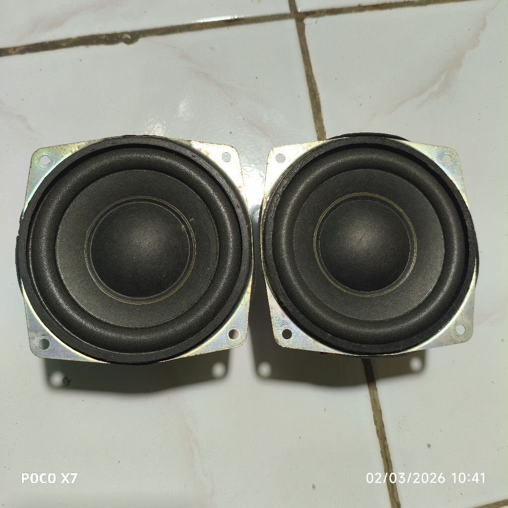 Speaker Subwoofer POLYTRON XBR 4 inch mulus original lepasan