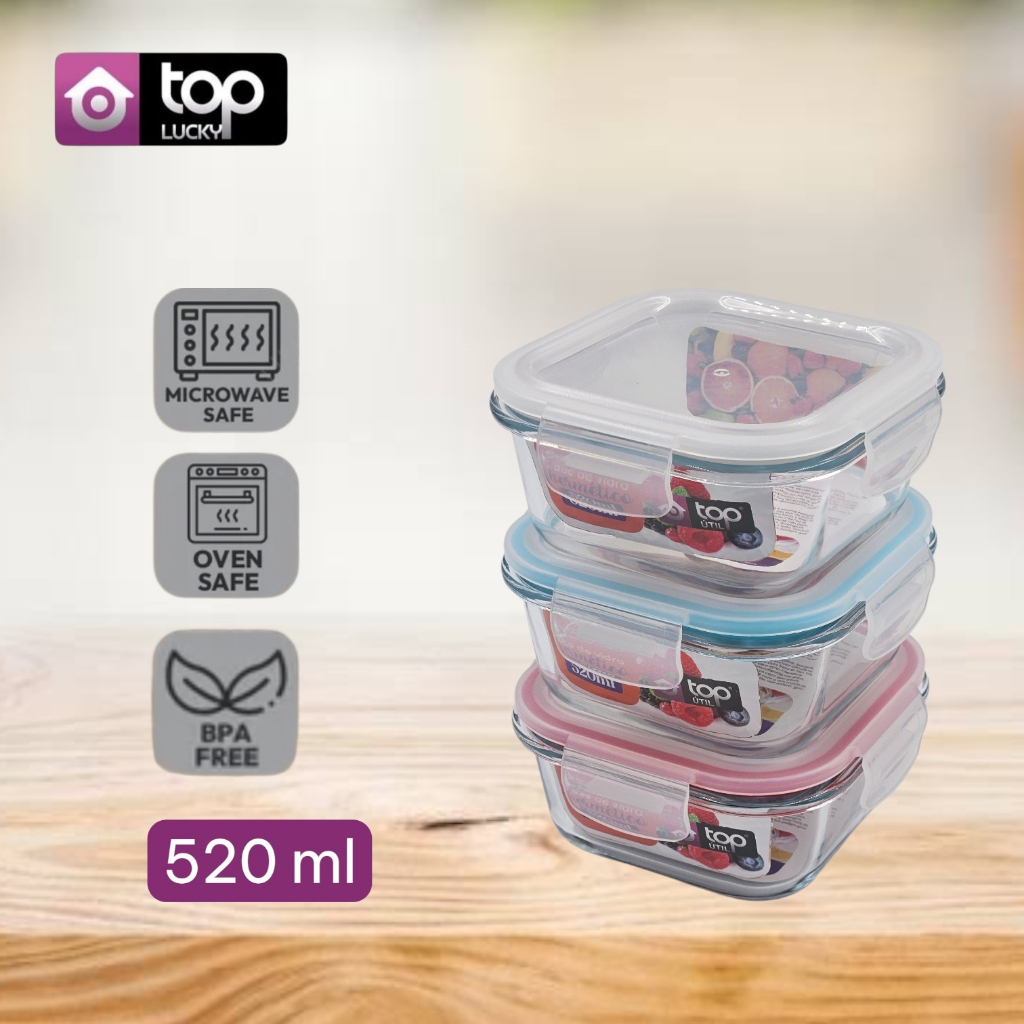 Glasslock / food container / Kotak makan / kotak kaca / kaca / microvawe / Lock n lock / Kotak makan