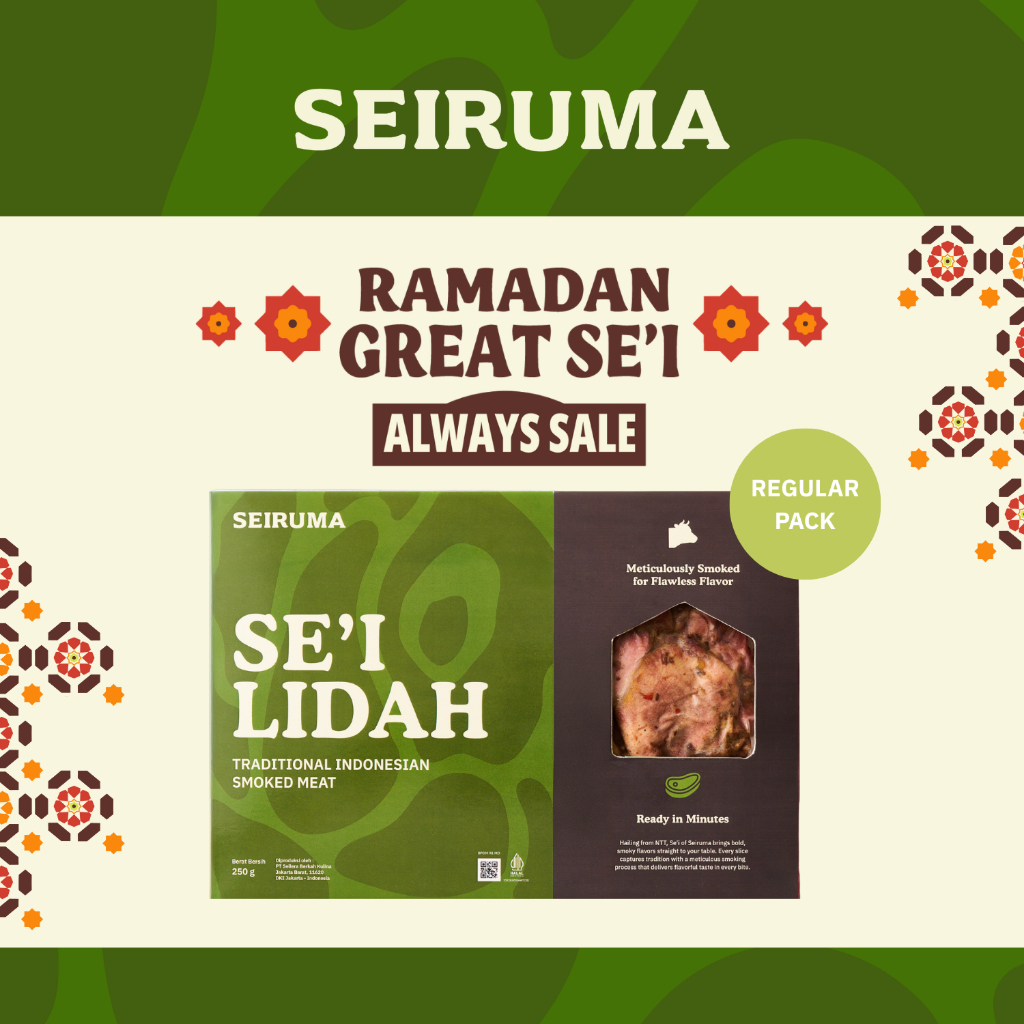 Seiruma Se'i Lidah | Lidah Sapi Asap - Regular Pack