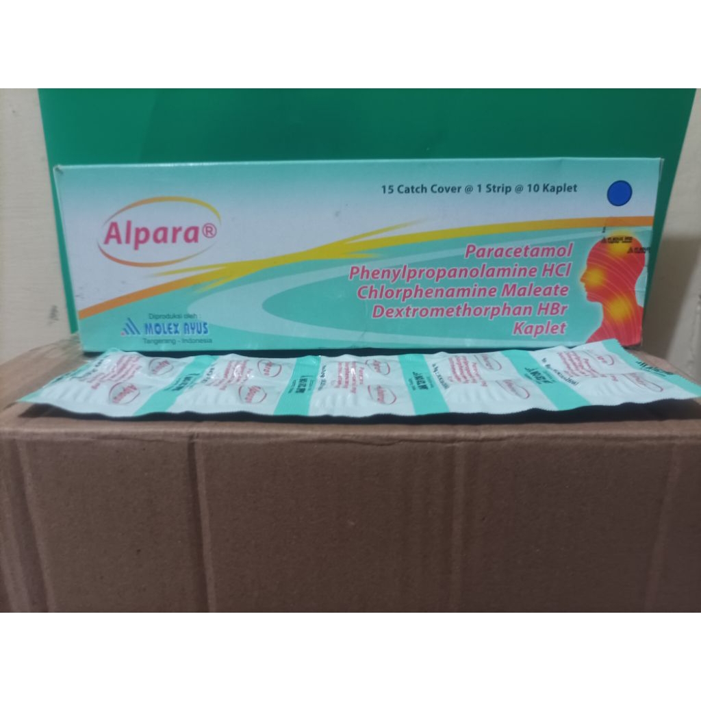 Alpara Tablet obat batuk pilek demam sakit kepala