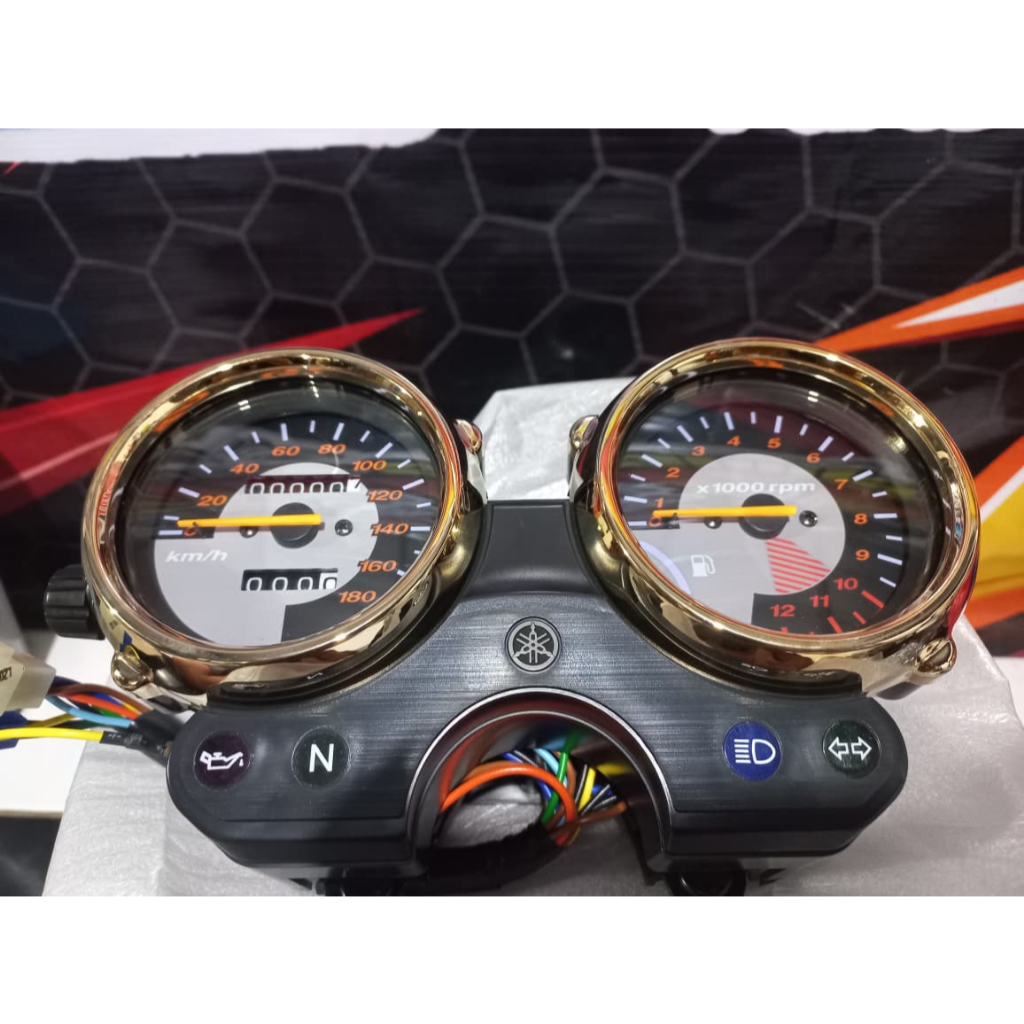 SPEEDOMETER SPIDOMEETER KILOMETEER ASSY YAMAHA RX KING NEW RXKING SE 2003 ORIGINAL YAMAHA