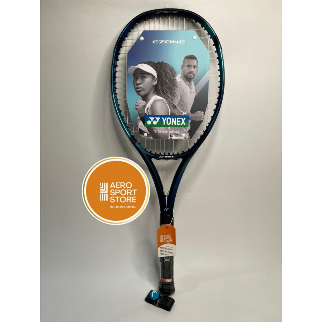 [ RAKET TENIS YONEX EZONE FEEL (CHINA) SKY BLUE 2022 + BONUS ]
