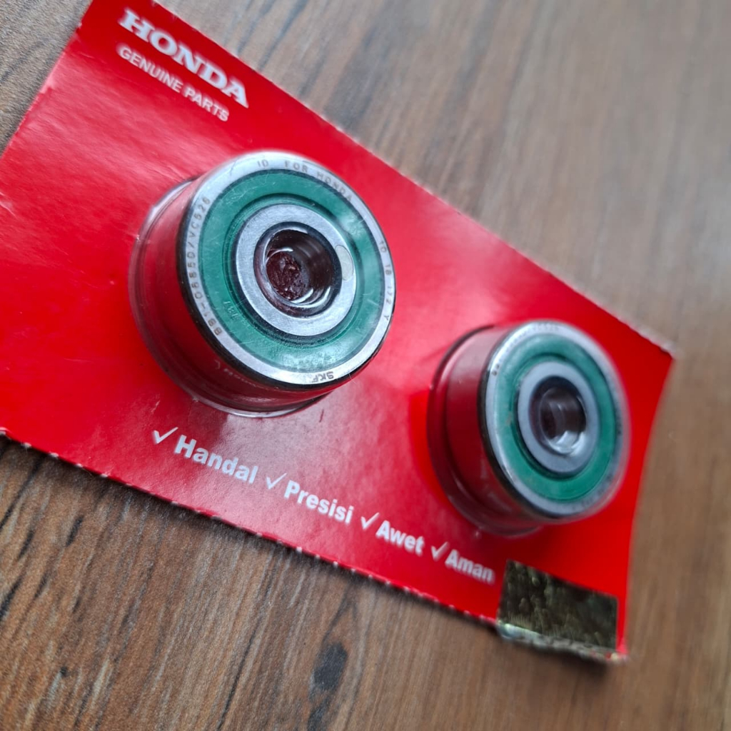 AHM ALF 6201RS Laher Bearing Roda Depan Set 6201 Honda Blade FI Beat POP Beat FI Supra Vario ORIGINA