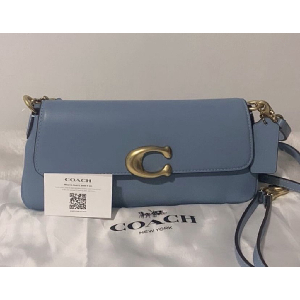 preloved coach jet shoulder bag