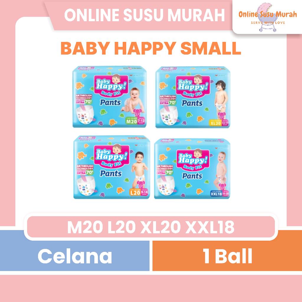 BABY HAPPY SMALL POPOK BAYI PANTS M20 L20 XL20 XXL18 PPKS
