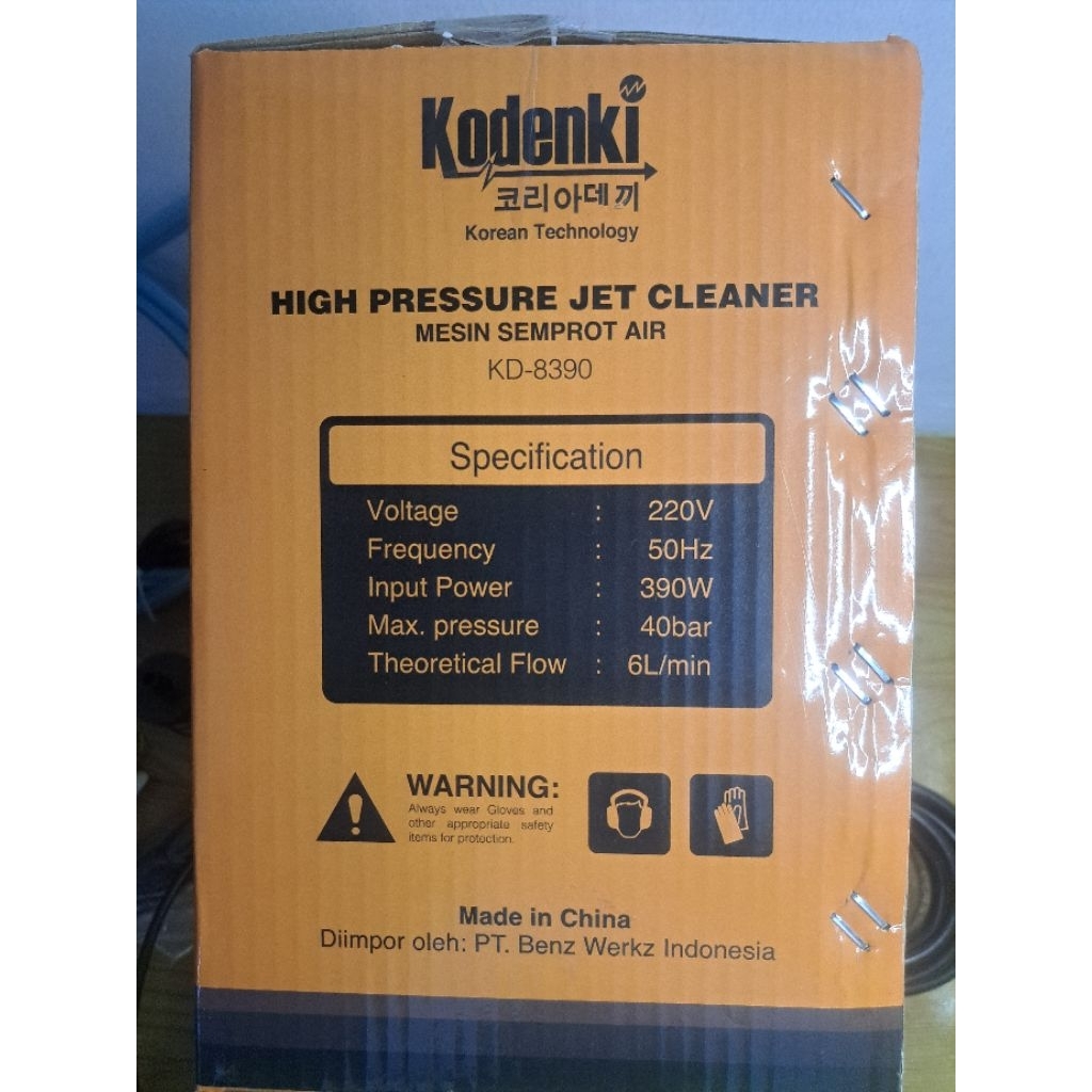 Kodenki Kd-8390 Jet Cleaner Alat Cuci Mobil / Motor Low Watt - High Pressure Jet Cleaner Mesin