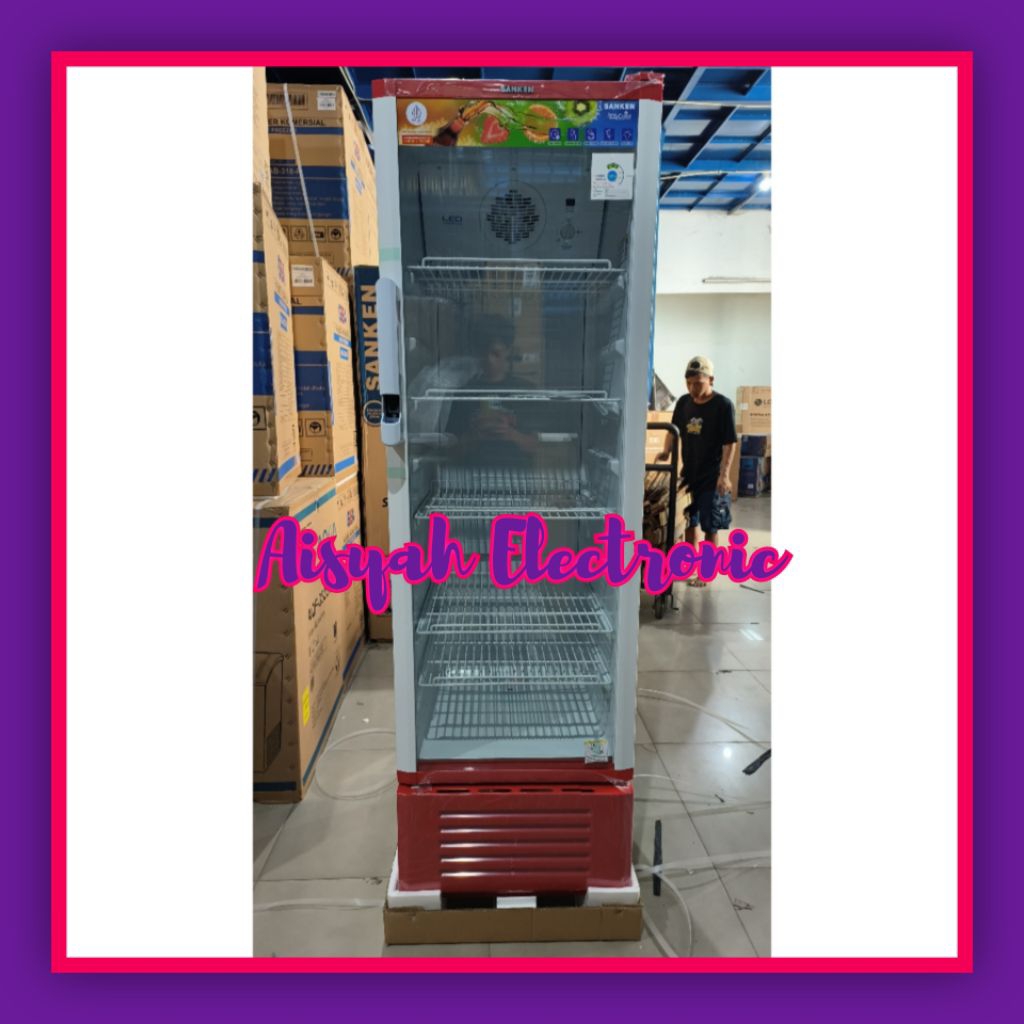 SHOWCASE SANKEN 5 RAK SRS-275 GARANSI 7 TAHUN