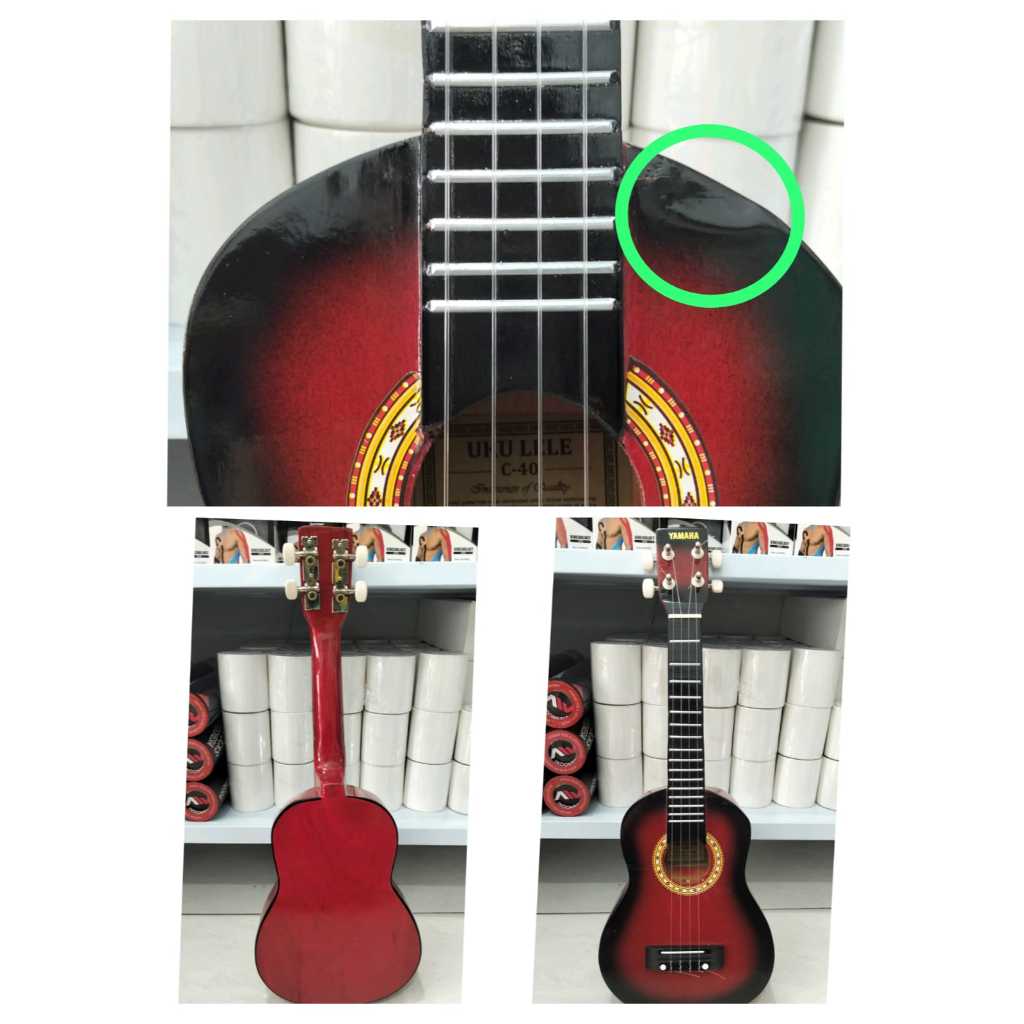 Ukulele bekas kondisi 80% retur tapi masih baru