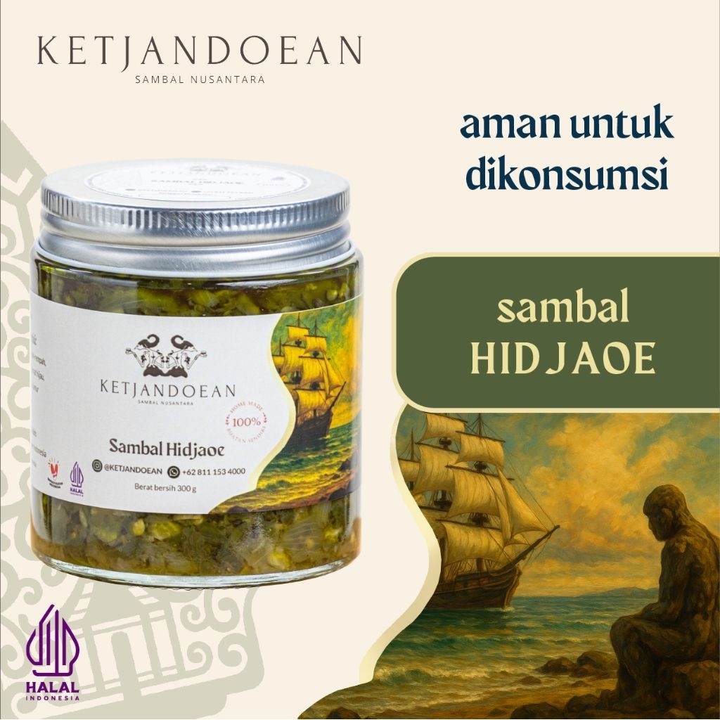 Sambal Hidjaoe - 100% Sambal Rumahan - Tanpa Pengawet