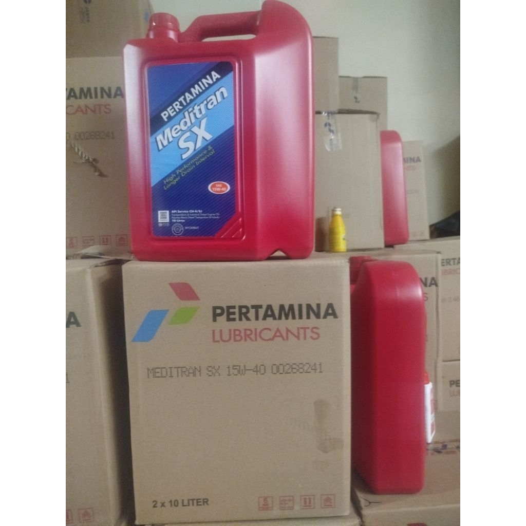 Oli Mesin 1Dus Oli oil Meditran Sx 10L