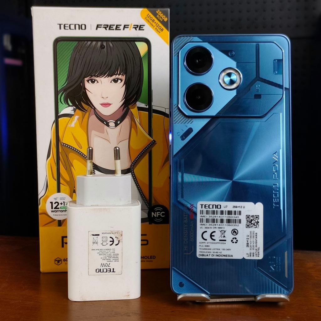 TECNO POVA 6 12/256GB SECOND FULLSET