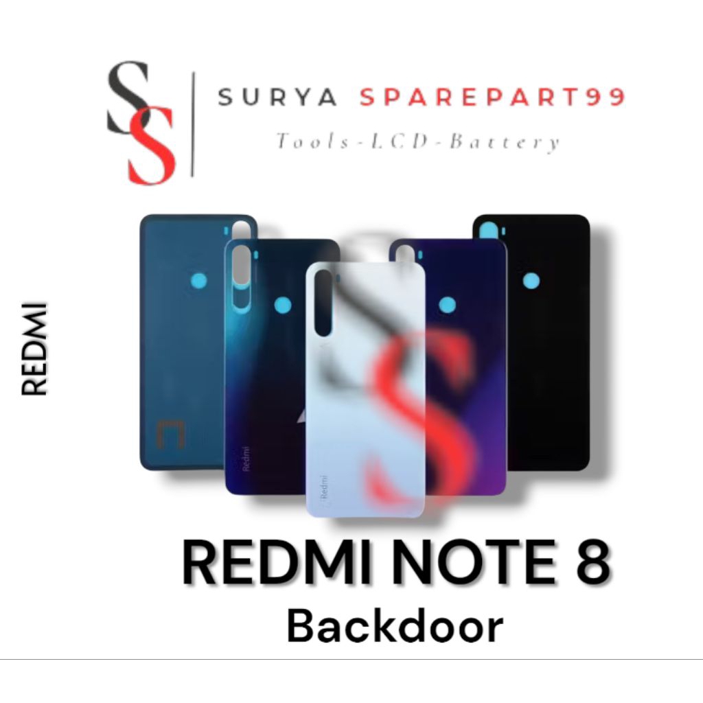 BACKDOOR BACKOVER REDMI NOTE 8 ORIGINAL