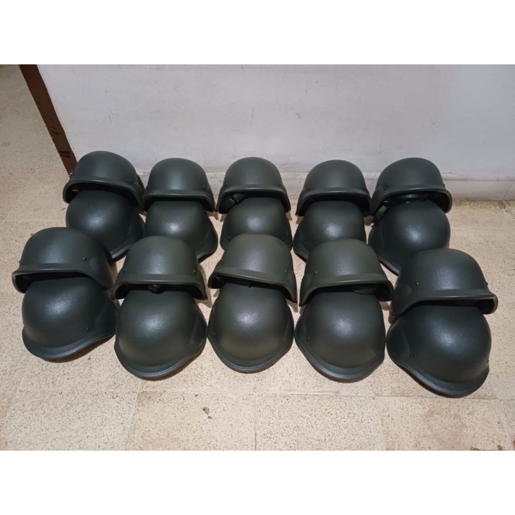 Helm 3in1 hijau tni/helm pendidikan