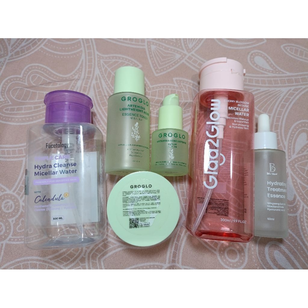 Botol / Wadah Kosong Bekas Skincare | Wadah Tempat Kosong