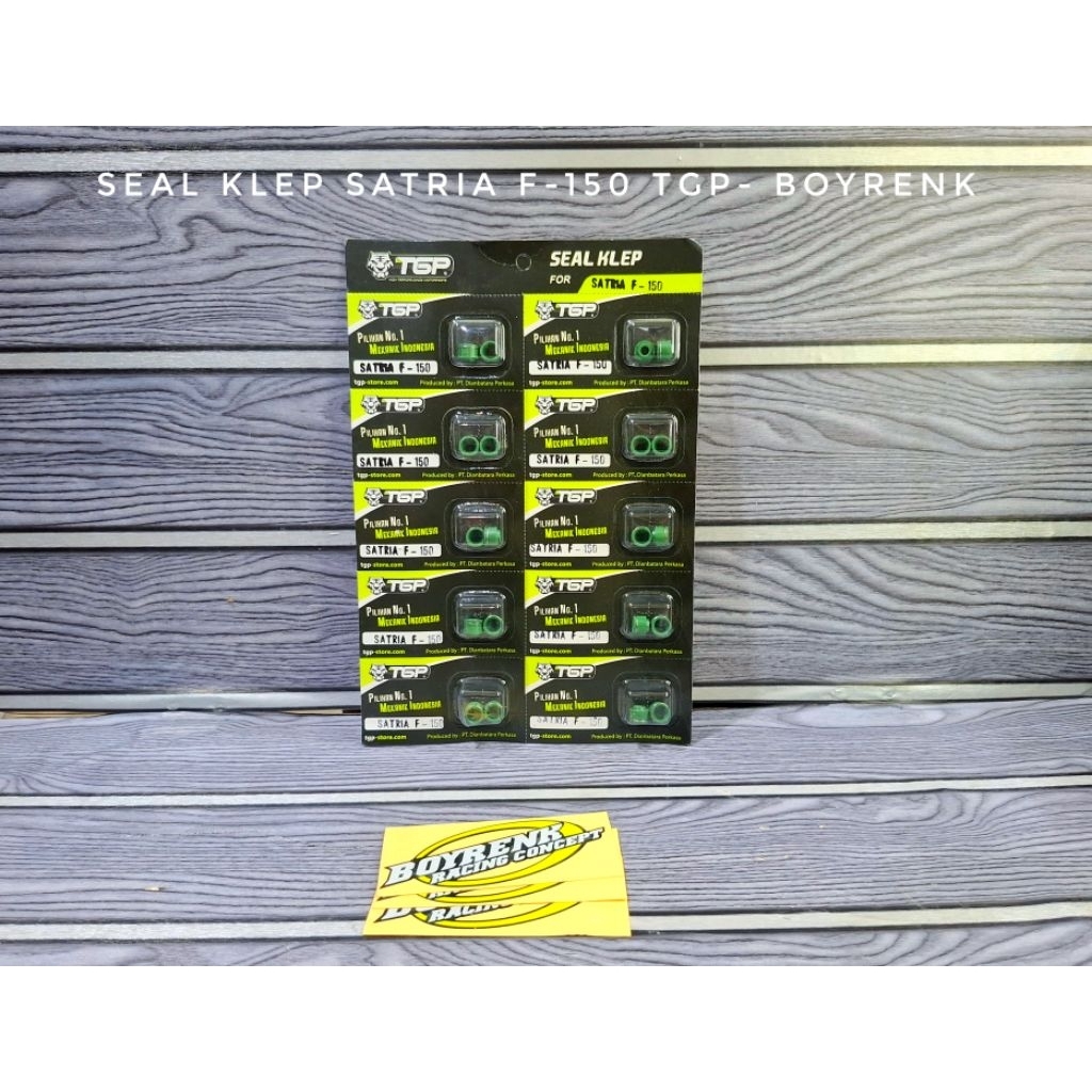 (1PASANG) SEAL KLEP SIL KLEP SATRIA FU150 ORIGINAL TGP -BOYRENK