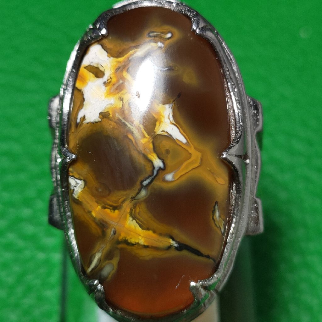 akik Sulaiman madu pamor Lawasan