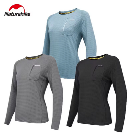 KAOS OUTDOOR WANITA QUICK DRY ANTI UV LONG SLEEVE T-SHIRTS NATUREHIKE CYY2511FS010