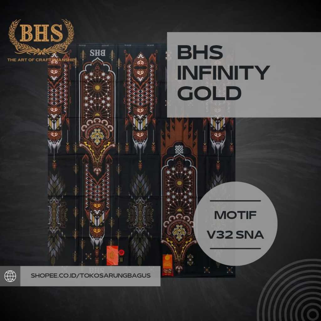 Sarung BHS Infinity Gold Motif V32 SNA