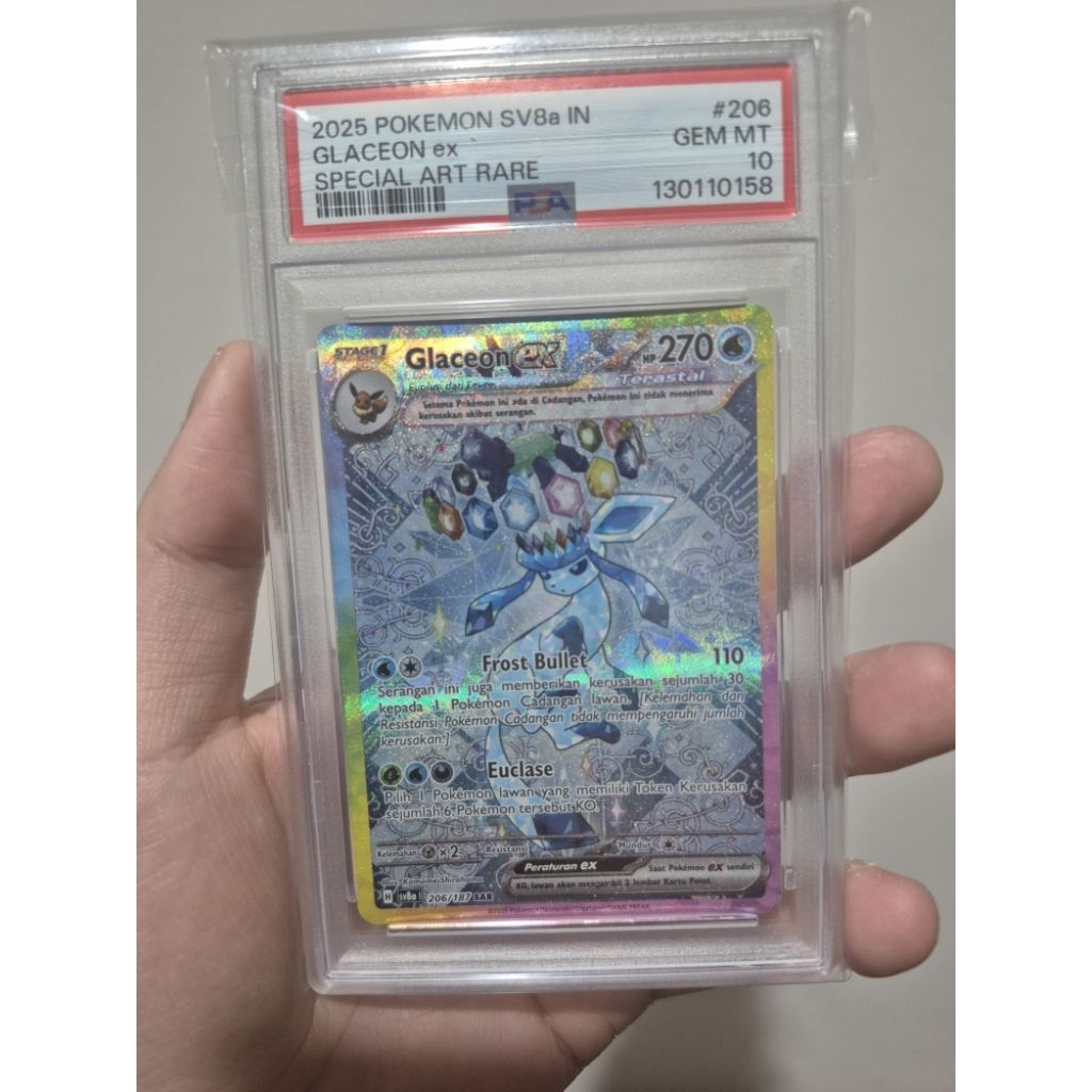Glaceon SAR Indo PSA 10 Festival terastal