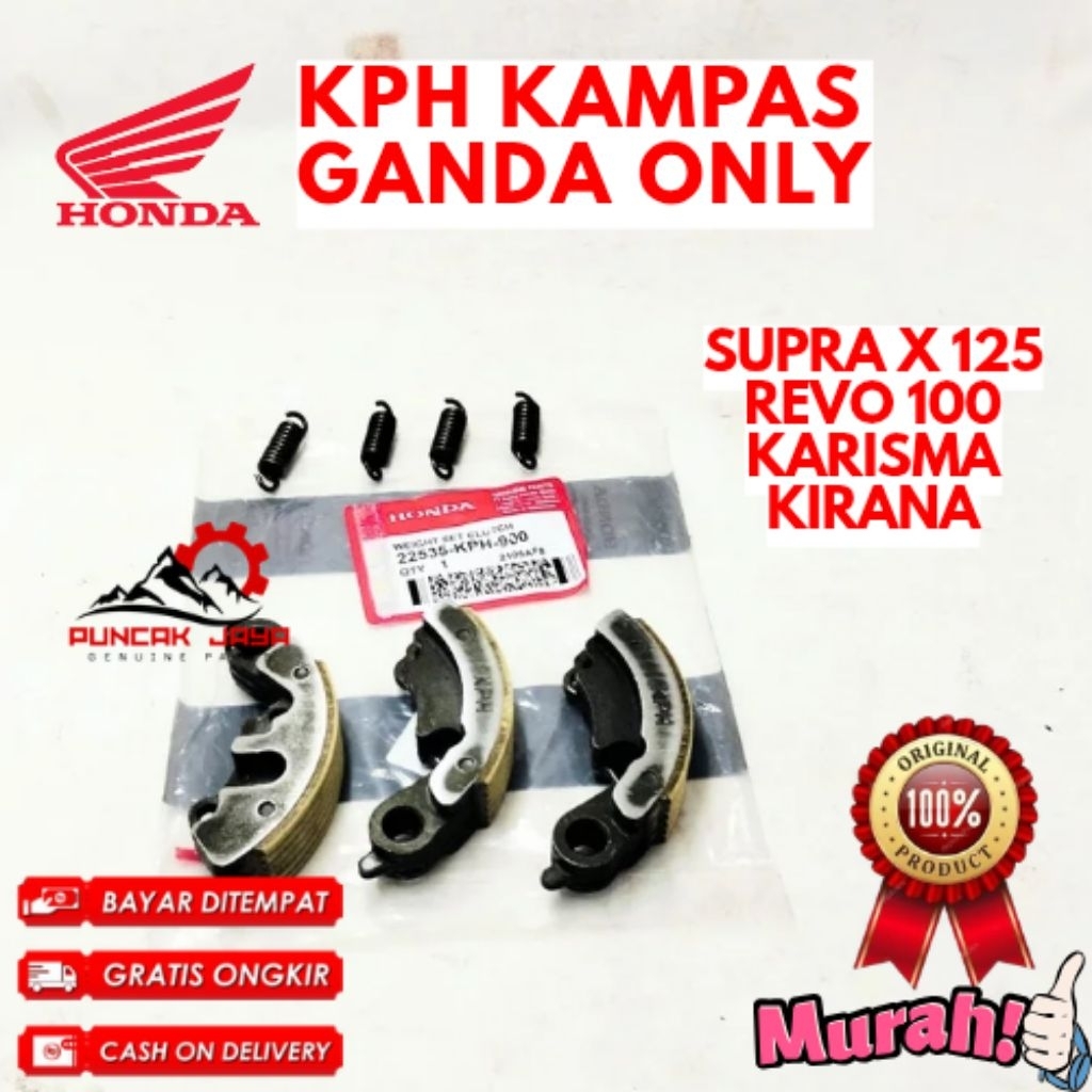 KAMPAS GANDA ONLY ORIGINAL HONDA KODE KPH, KAMPAS GANDA ONLY SUPRA X 125, KAMPAS GANDA ONLY REVO 100