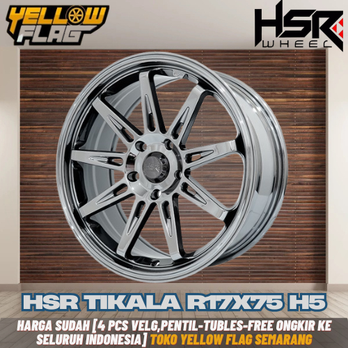 Velg Mobil Hsr Tikala Ring 17 Black Chrome Cocok Buat Innova Rush Terios Xpander Velg Mobil Ring 17