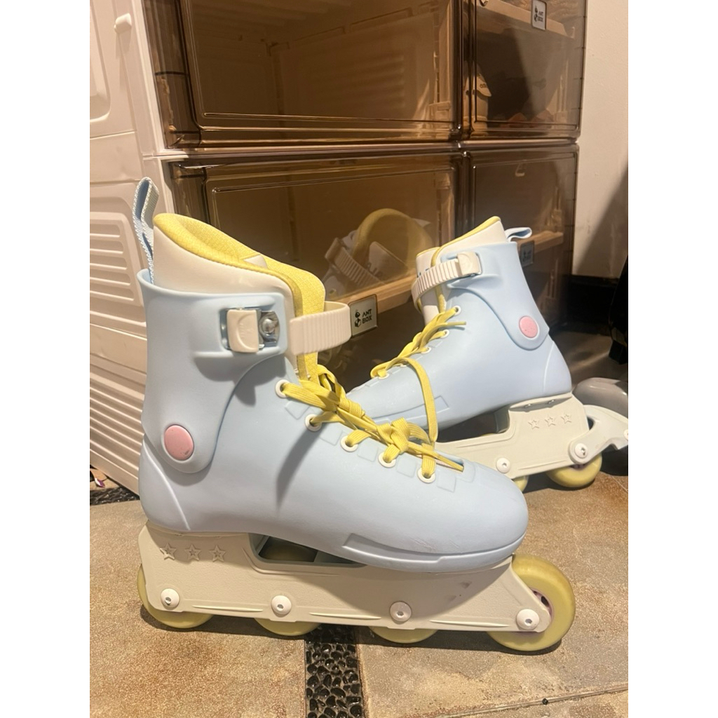 PRELOVED Impala Lightspeed Inline Skate - Sky Blue Yellow / Sepatu Roda Impala