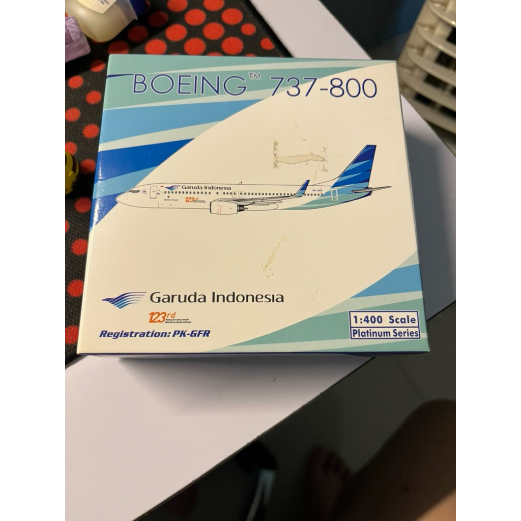 Diecast 1:400 Garuda Indonesia 123rd (RARE) 2018