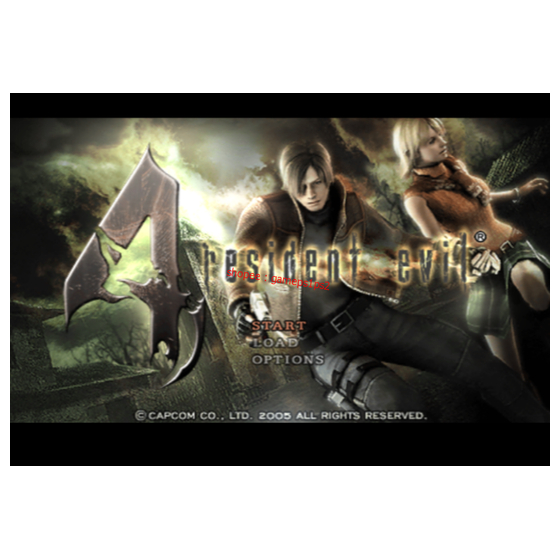 Resident Evil 4 with cheat - RE 4 cheat -  ps2