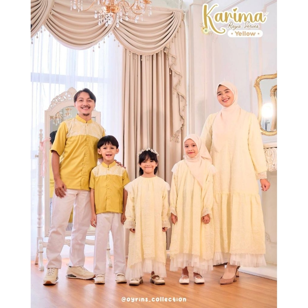 Karima Raya Sarimbit By Oyrins Collection ONLY DRESS