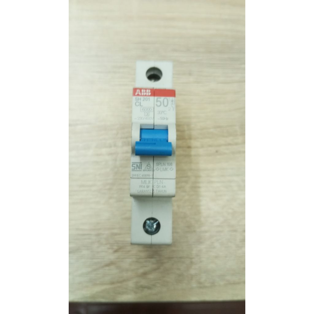 MCB Merk ABB 50 A 1 fase