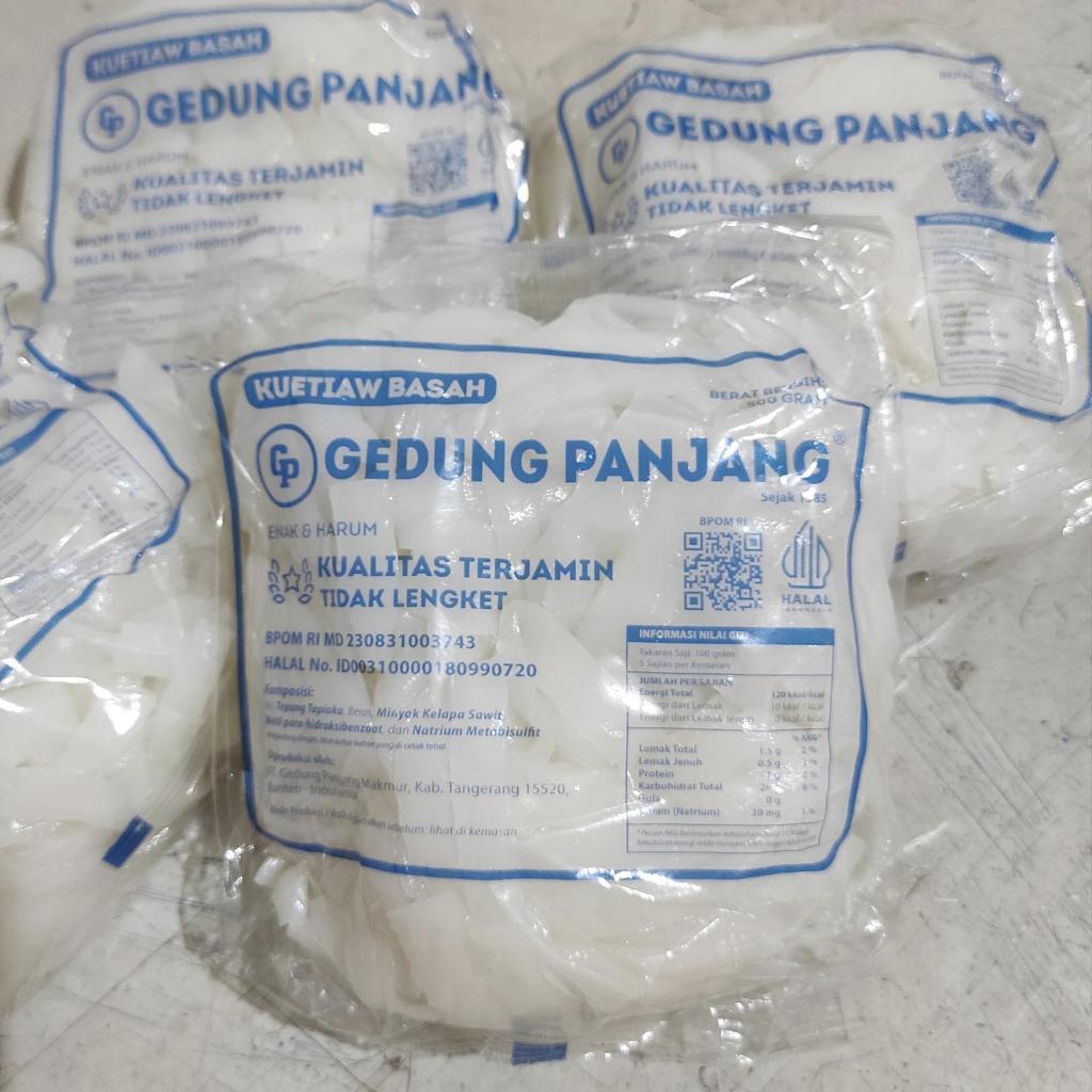 Kwetiau Basah Gedung Panjang kue tiau gedung panjang kwetiau KUETIAU GEDUNG PANJANG 500GR KWETIAU GP