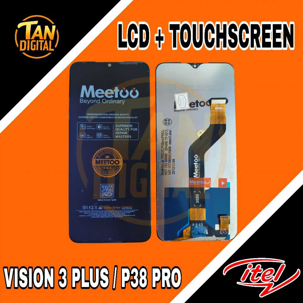 LCD ITEL VISION 3 PLUS / ITEL P38 PRO MEETOO