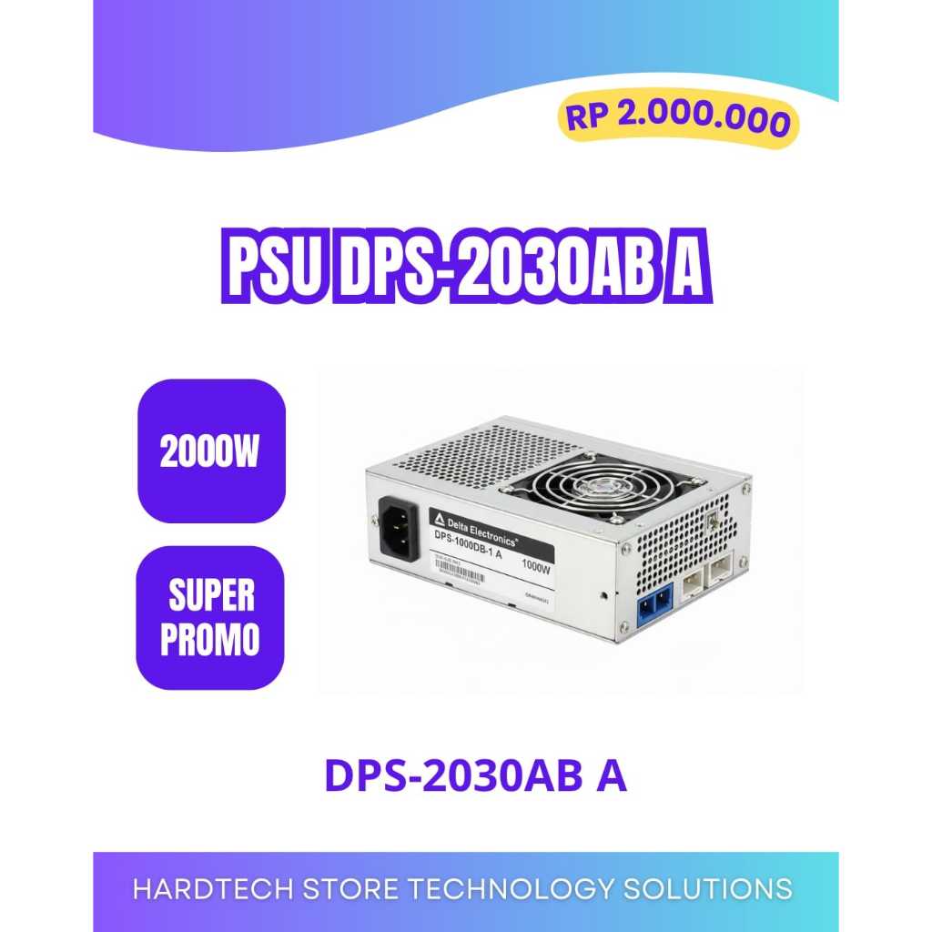 PSU Delta DPS-2030AB A 2000W Server Power Supply 12V High Power