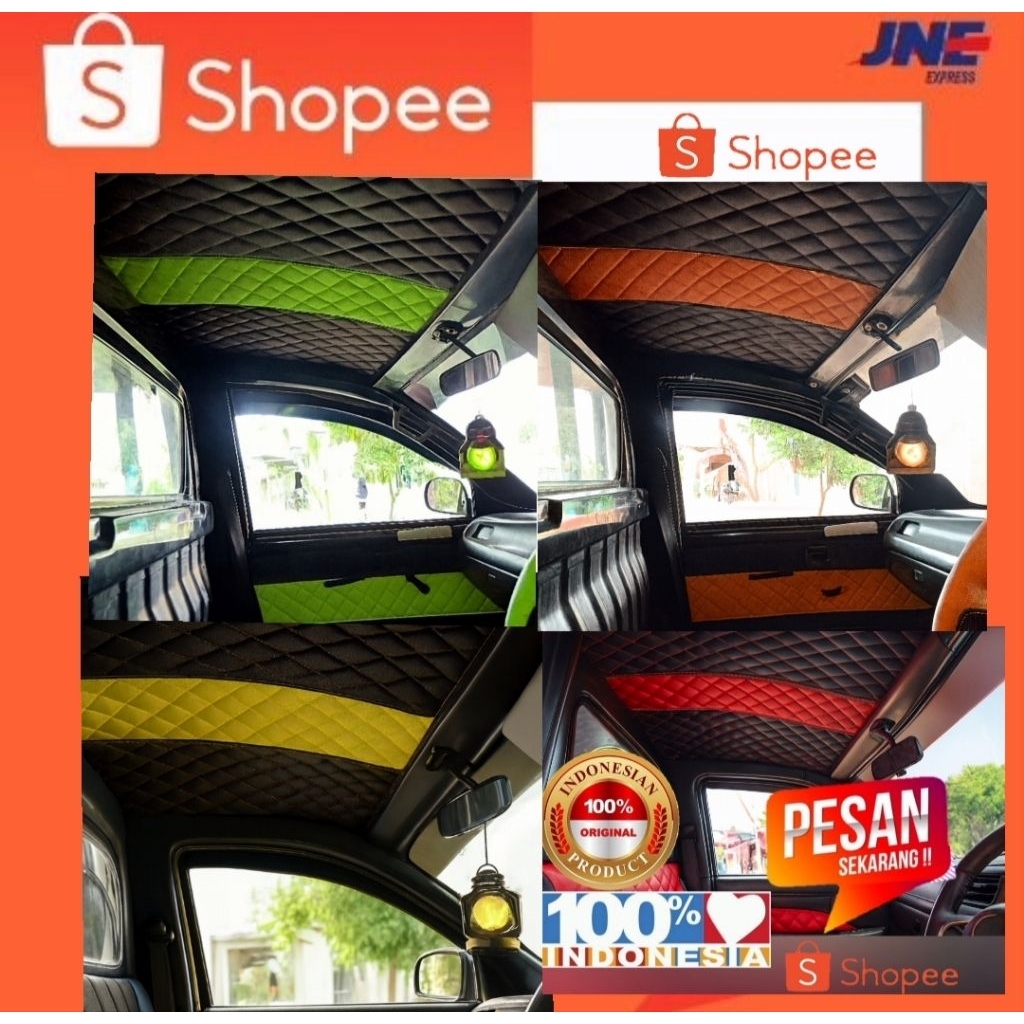 COVER ATAP PLAFON MOBIL PICKUP / SARUNG PLAFON PICKUP / SARUNG KABIN PICKUP / PELAPIS ATAP MOBIL PIK