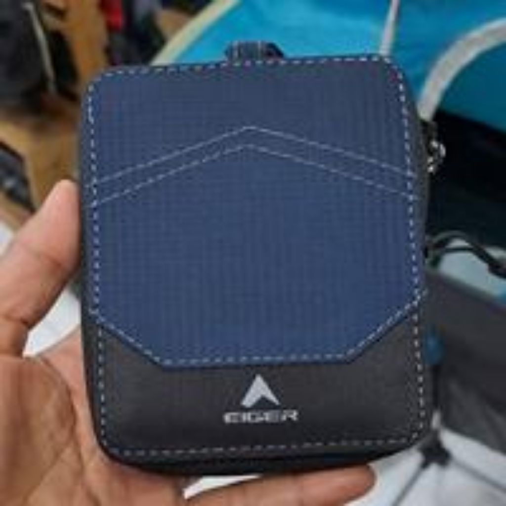 pl dompet resleting EIGER Toucan 2.0 Wallet-dompet pria Navy