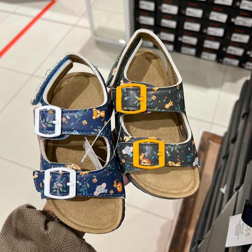 NEVADA Sandal Anak Laki-Laki 26-30 Cowok Dino Jerapah Gajah Ankle Strap Nyaman Dipakai Insole halus 