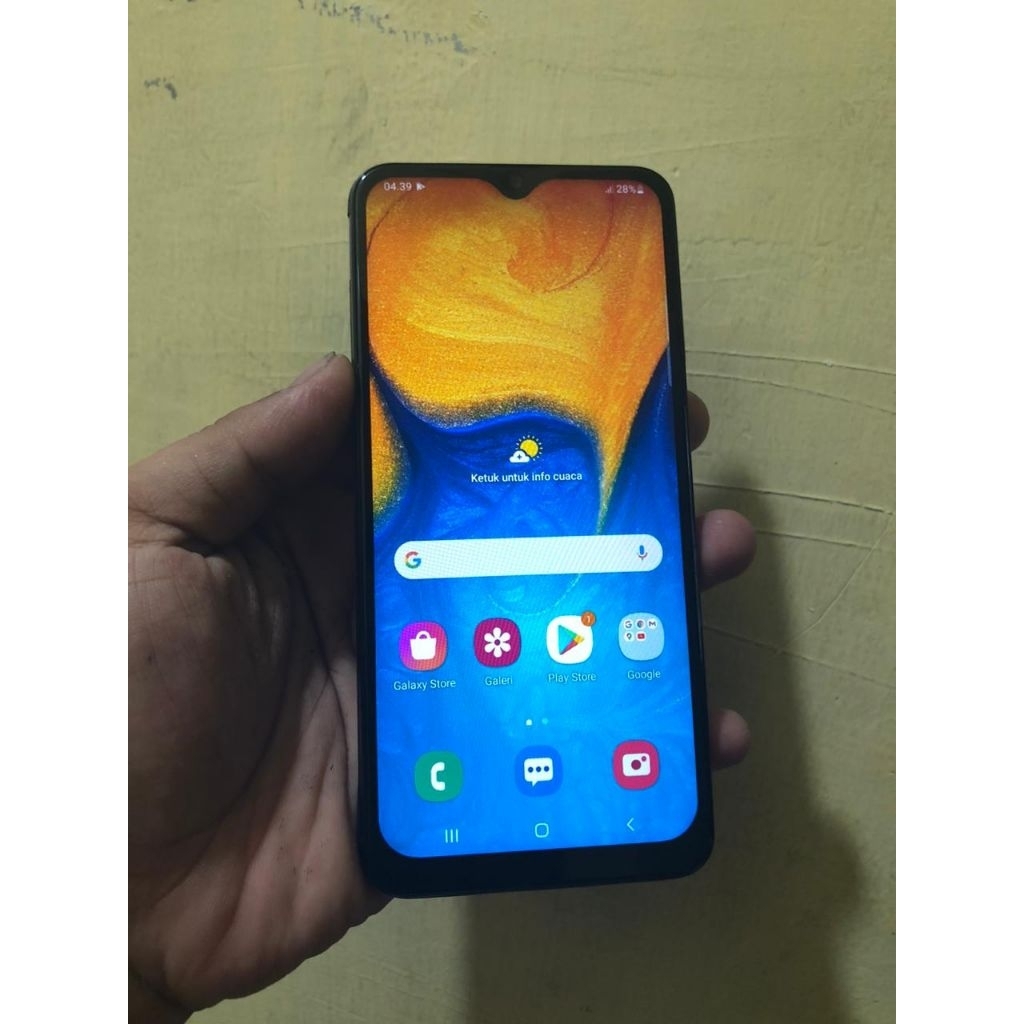 SAMSUNG GALAXY A20 3/32GB 4G LTE HANDPHONE ANDROID SECOND MURAH BERKUALITAS ORIGINAL